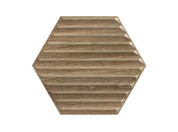WOODSKIN Wood Hexagon B falburkoló 19,8x17,1x0,9 cm