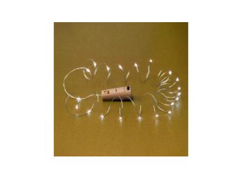 Somogyi Elektronic LED-es füzér dugó alakú elemtartóval