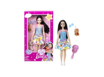 Mattel Mattel: Első Barbie babám - Renee fekete hajú 34cm