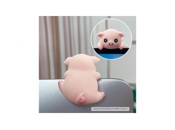 3D aranyos állatfigura, műszerfal/asztali dísz - Malac fo