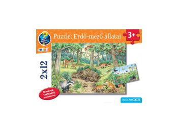 Puzzle: Erdők-mezők állatai