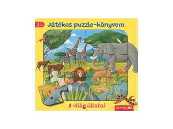 Játékos puzzle-könyvem: A világ állatai