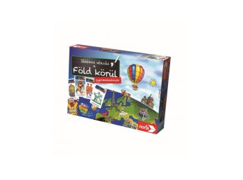 Noris Föld körüli utazás gyermekeknek társasjáték