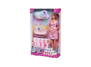 Simba Toys Steffi Love: Hello Baby - Várandós baba játék