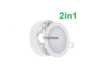 SpectrumLED ALGINE 6W 2in1 kerek fehér LED mennyezeti lámp