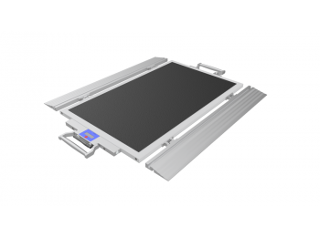 Cartesy BFX-100-LCD-F mobil kerék/teherautó mérleg 10000 kg, 2 kg-os osztás, vezeték nélküli és vezetékes összeköttetés