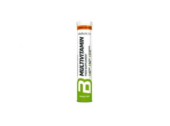 Multivitamin 20 pezsgőtabl. narancs BioTechUSA