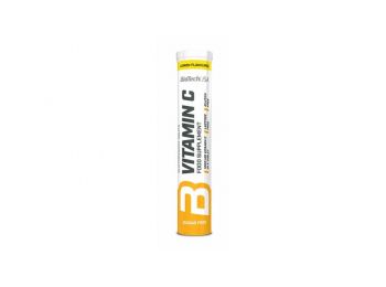 Vitamin C 20 pezsgőtabl. citrom BioTechUSA