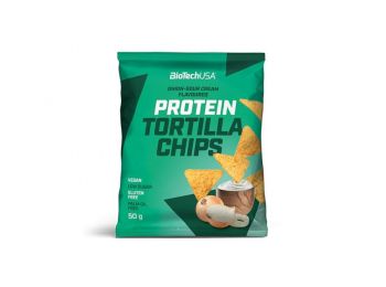 Protein Tortilla Chips 50 g hagymás-tejfölös BioTechUSA