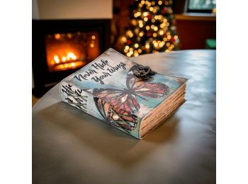 Bőrkötésű Notesz – „Sose rejtsd el a szárnyaidat”