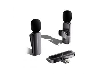 Bulatry Wireless Microphone Set (2 TX + 1 RX, Lightning)
