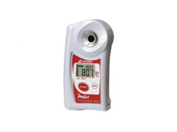 ATAGO PAL-2 digitális refraktométer Brix érték (45-93％, 0,1%) mérésére, 100 mérés rögzítése, NFC adatátvitel