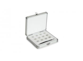 KERN alumínium doboz 1mg-500mg E1-M2 hengeres kalibráló s
