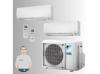 Daikin Dual Multi szett Sensira beltérivel 2MXF50A+FTXF25E+