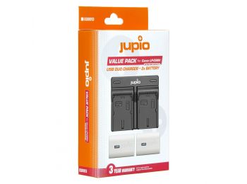 Jupio Value Pack: 2x Canon LP-E6NH ULTRA 2600mAh akkumuláto