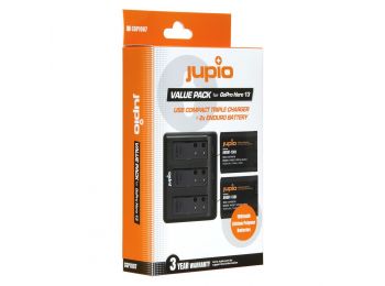 Jupio Value Pack: 2x Enduro GoPro HERO13 akkumulátor (1900m