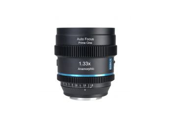 Sirui 20mm T1.8 1.33x S35 AF Autofókuszos Anamorf objektív Fuji X bajonettel (kék becsillanás)