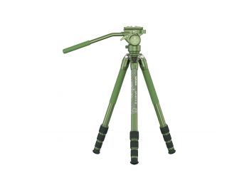 SIRUI SP004+G5X Alumínium Tripod Videófejjel, Matt Zöld