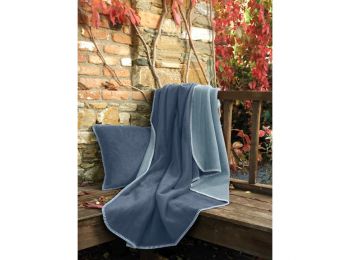 Cansas Zsálya–Grafit Takaró 150×200 cm