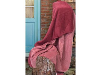 Cansas Bordó Kétszínű Takaró 150×200 cm