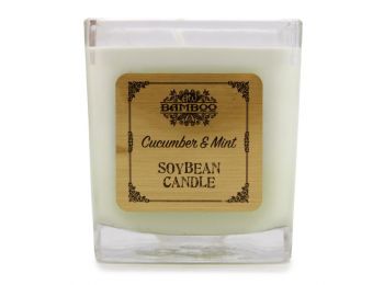 Szójagyertya Üvegben - Uborka és Mentol