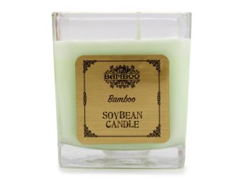 Szójagyertya Üvegben - Bambusz