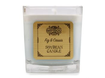 Szójagyertya Üvegben - Füge és Feketeribizli
