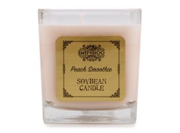 Szójagyertya Üvegben - Őszibarack Smoothie