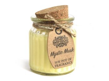 Szójaviasz Illatgyertya Titokzatos Pizsmó