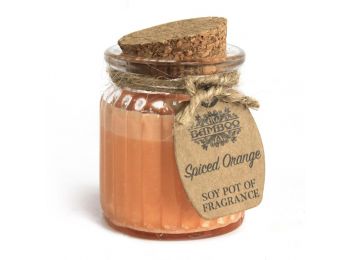 Szójaviasz Illatgyertya Fűszeres Narancs