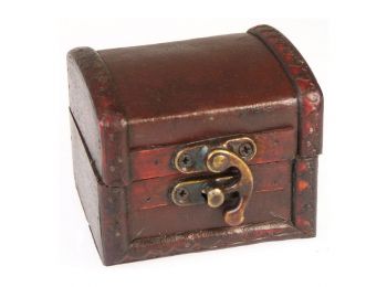 Koloniális Doboz - Bőr Efekt (közepes)