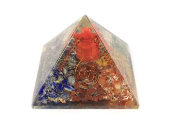 Nagy Orgonit Piramis 70mm - Ganesh