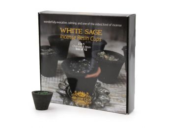 Illatos Füstölőgyanta Pohárkák - Fehér Zsálya