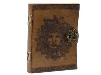 Bőrkötésű Notesz - Greenman (20x15 cm)