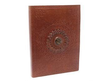 Bőrkötésű Notesz - Tigrisszem (17x12 cm)