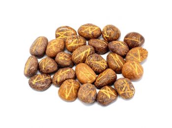 Indiai Rúna Kövek Tasakban - Kígyó Jáspis