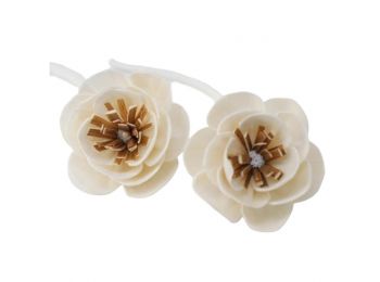 Természetes Diffúzor Virág - Kis Mákvirág Gyapot Zsinó