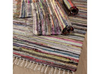 Rongyszőnyeg- Natúr 156 x 90cm