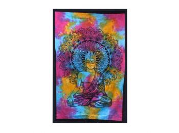 Kettős Pamut Ágytakaró / Falidísz - Békés Buddha