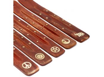 Díszített Mangófa Füstölő Állvány