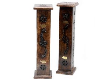 Mangófa Füstölő Állvány-Torony Rész Díszítéssel