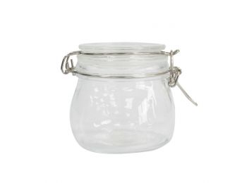 Üveg Tárolóedény-Kapcsos-500ml