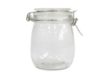 Üveg Tárolóedény-Kapcsos-750ml