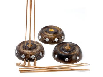 Füstölőkúp és Füstölő Pálcika Állvány - Mangófa