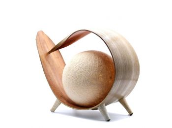 Természetes Kókusz Lámpa- Natúr Hajtott