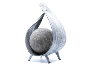 Természetes Kókusz Lámpa- Szürke Súrolt Hurok