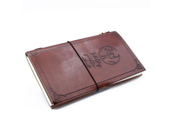 Kézműves Bőrkötésű Notesz  - Változás - Barna (80 ol