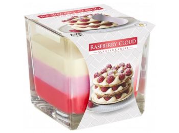 Szivárványos Illatgyertya Üvegben-Málnás Kalács