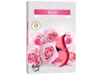 Illatos Teamécses-6 darab- Rózsa