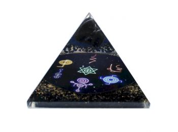 Orgonit Piramis - Éjféli Reiki - 90mm